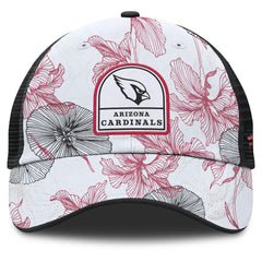 Fanatics Arizona Cardinals Tropical Adjustable Trucker Hat White/Black