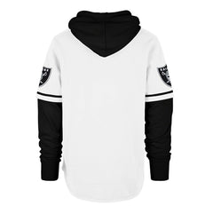 47 brand Las Vegas Raiders '47 Trifecta Shortstop Pullover Hoodie White