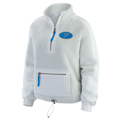 St. Louis Blues WEAR by Erin Andrews Women's Polar Fleece Quarter-Zip Jacket - Gray - NHL 202830786