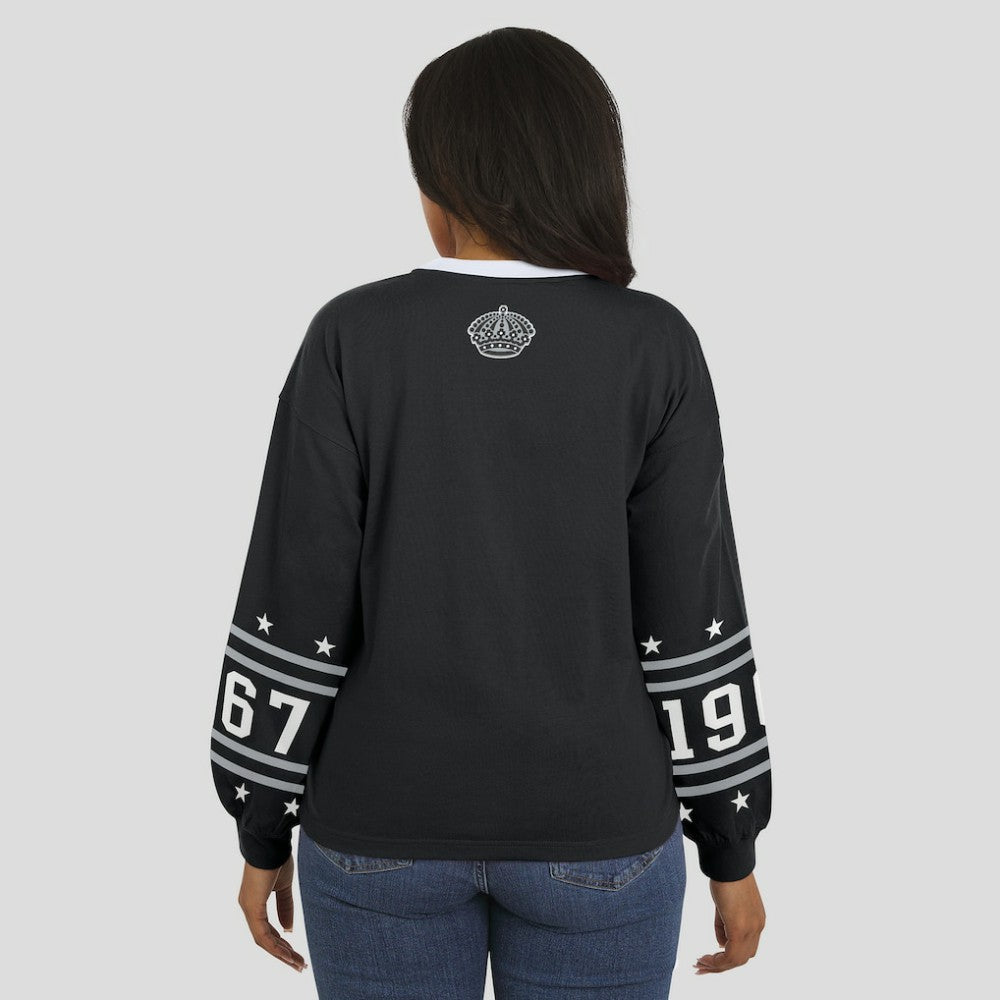 Los Angeles Kings WEAR by Erin Andrews Women's Long-Sleeve Sport T-Shirt - Black - NHL 202830806