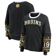 Boston Bruins WEAR by Erin Andrews Women's Long-Sleeve Sport T-Shirt - Black - NHL 202830808