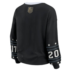 Vegas Golden Knights WEAR by Erin Andrews Women's Long-Sleeve Sport T-Shirt - Black - NHL 202830819