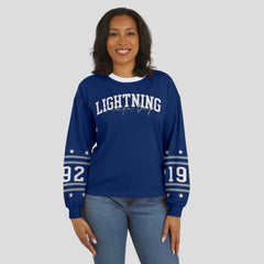 Tampa Bay Lightning WEAR by Erin Andrews Women's Long-Sleeve Sport T-Shirt - Blue - NHL 202830820