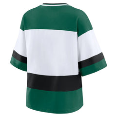 Minnesota Wild WEAR by Erin Andrews Women's Jersey Style Tee - Green/White - NHL 202830846