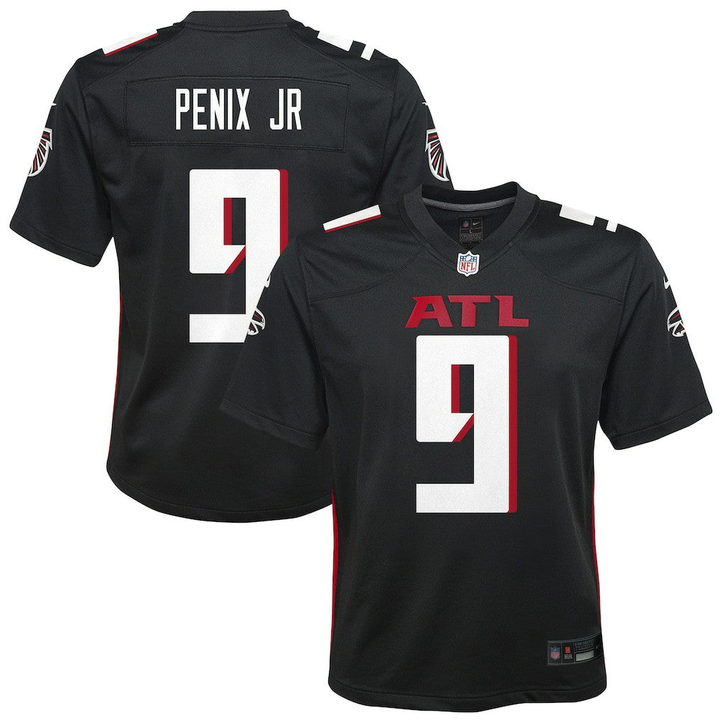 Nike Michael Penix Jr. Atlanta Falcons Youth Team Game Jersey Black