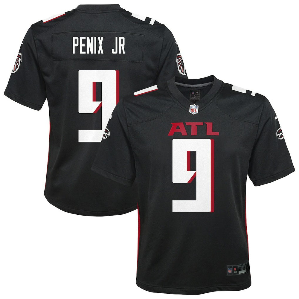 Nike Michael Penix Jr. Atlanta Falcons Youth Team Game Jersey Black