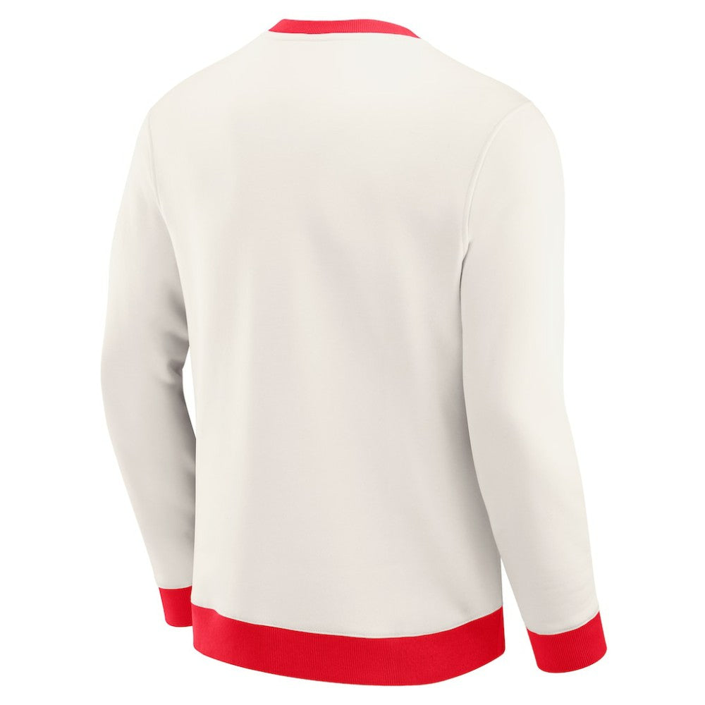 Washington Capitals Darius Rucker Collection by Fanatics Colorblock Pullover Sweatshirt - Cream - NHL 202831244