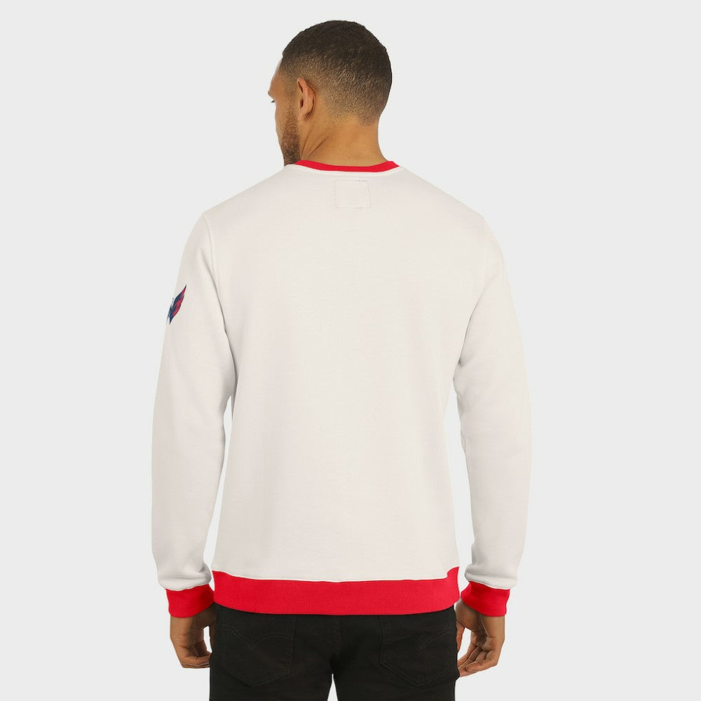 Washington Capitals Darius Rucker Collection by Fanatics Colorblock Pullover Sweatshirt - Cream - NHL 202831244