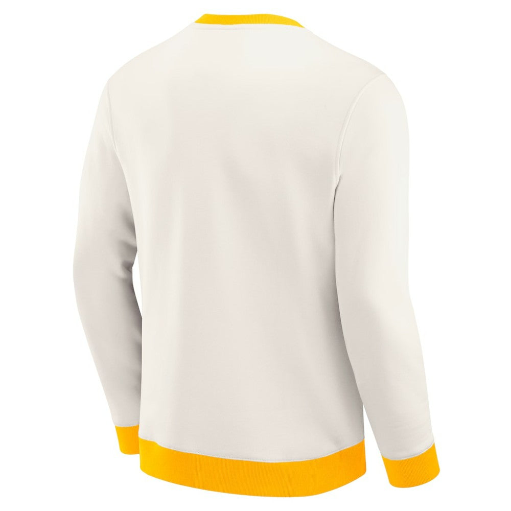 Nashville Predators Darius Rucker Collection by Fanatics Colorblock Pullover Sweatshirt - Cream - NHL 202831247