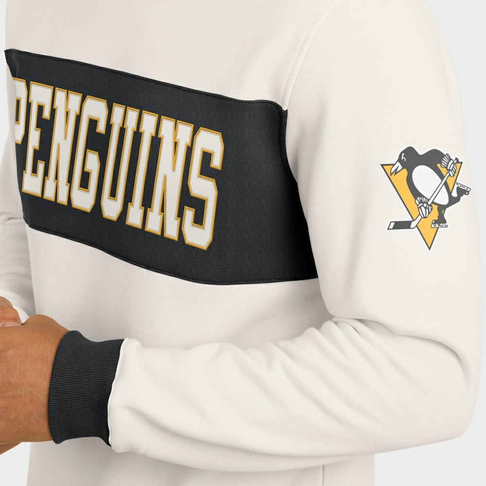 Pittsburgh Penguins Darius Rucker Collection by Fanatics Colorblock Pullover Sweatshirt - Cream - NHL 202831249