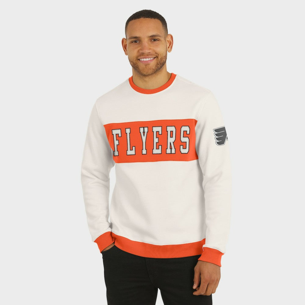 Philadelphia Flyers Darius Rucker Collection by Fanatics Colorblock Pullover Sweatshirt - Cream - NHL 202831250