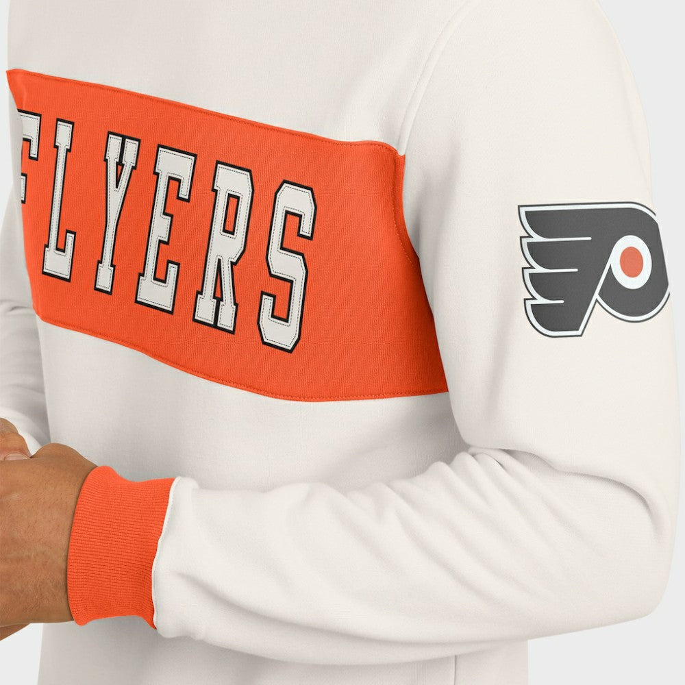 Philadelphia Flyers Darius Rucker Collection by Fanatics Colorblock Pullover Sweatshirt - Cream - NHL 202831250