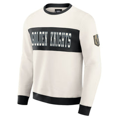 Vegas Golden Knights Darius Rucker Collection by Fanatics Colorblock Pullover Sweatshirt - Cream - NHL 202831253