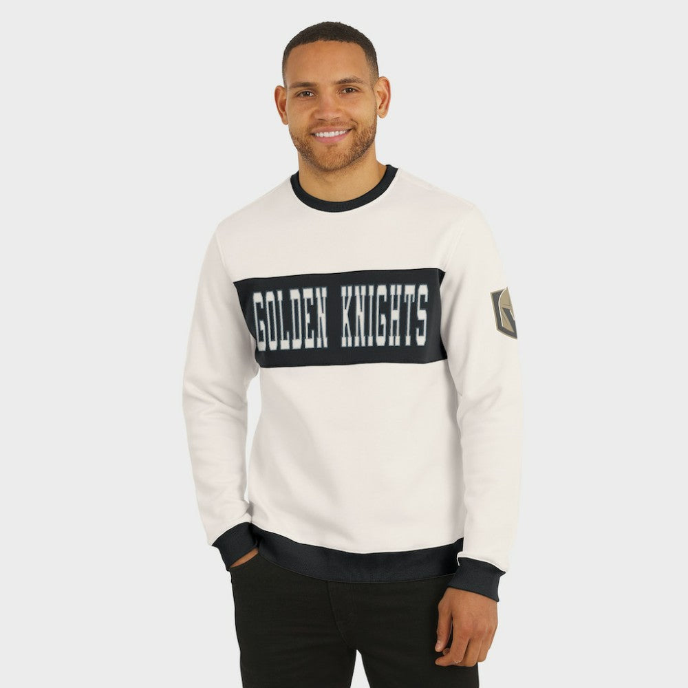 Vegas Golden Knights Darius Rucker Collection by Fanatics Colorblock Pullover Sweatshirt - Cream - NHL 202831253