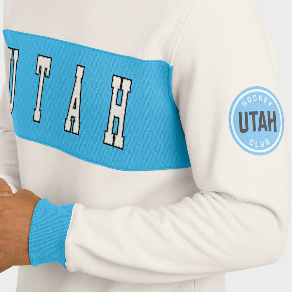 Utah Hockey Club Darius Rucker Collection by Fanatics Colorblock Pullover Sweatshirt - Cream - NHL 202831255