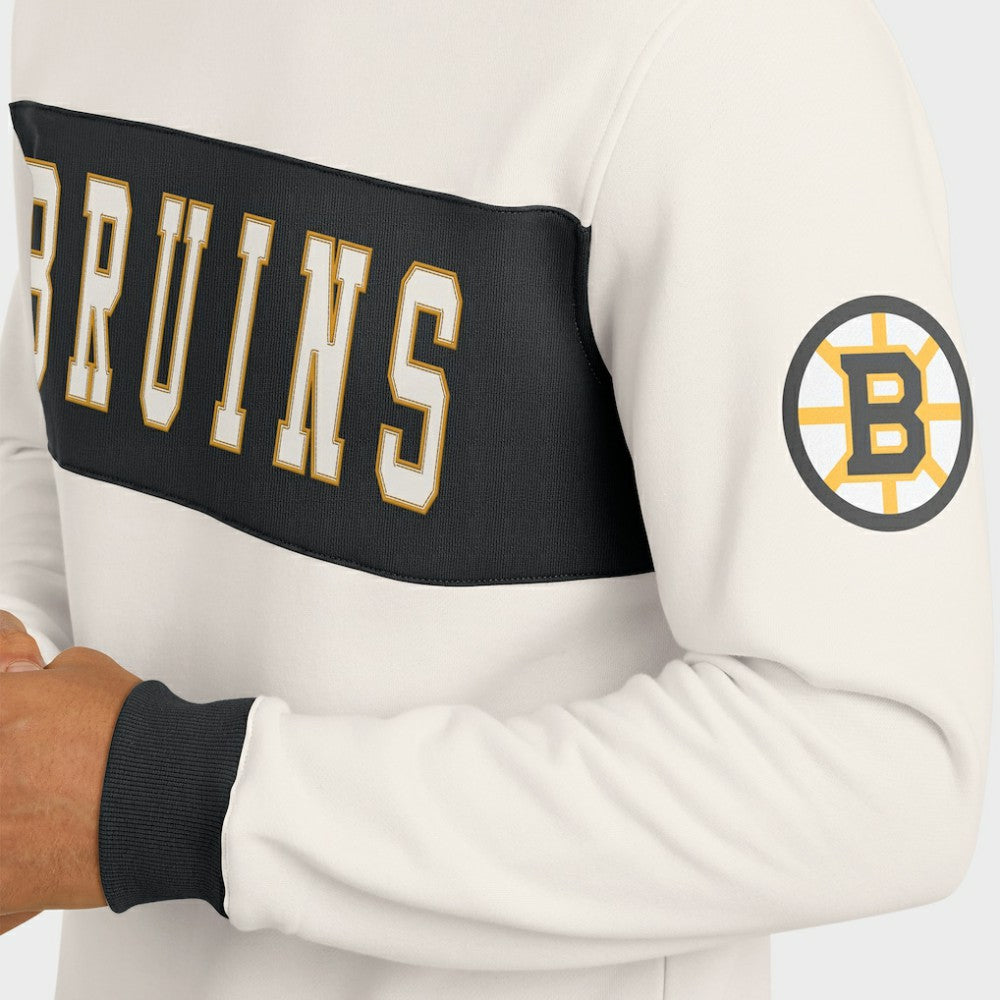 Boston Bruins Darius Rucker Collection by Fanatics Colorblock Pullover Sweatshirt - Cream - NHL 202831258