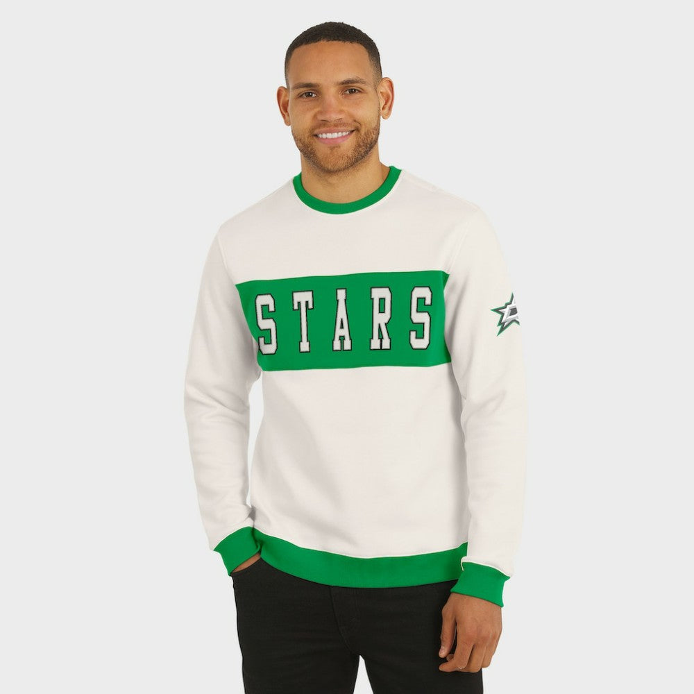 Dallas Stars Darius Rucker Collection by Fanatics Colorblock Pullover Sweatshirt - Cream - NHL 202831260