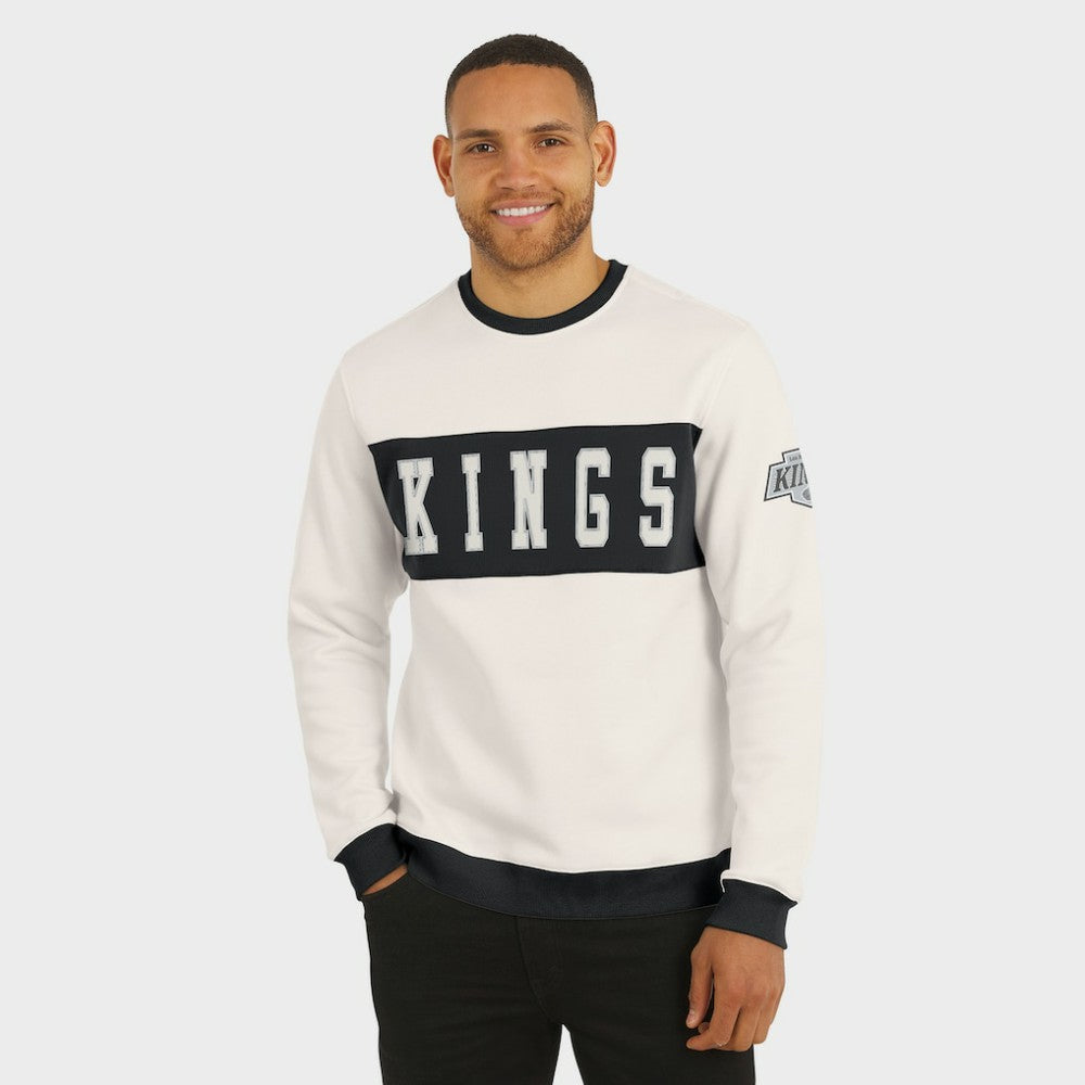 Los Angeles Kings Darius Rucker Collection by Fanatics Colorblock Pullover Sweatshirt - Cream - NHL 202831262