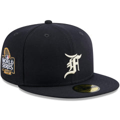 New York Yankees New Era x Fear of God 2024 World Series 59FIFTY Fitted Hat - Navy - New Era Discount