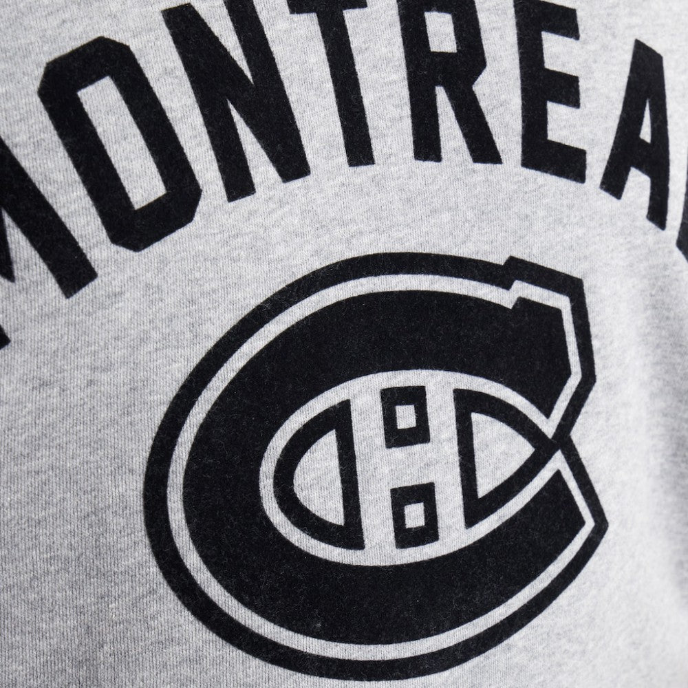 Montreal Canadiens Todd Snyder by Fanatics Relaxed Canadian Fleece Crew - Athletic Heather Gray - NHL 202846092