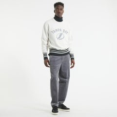 Tampa Bay Lightning Todd Snyder by Fanatics Relaxed Canadian Fleece Crew - Heather Gray - NHL 202846093