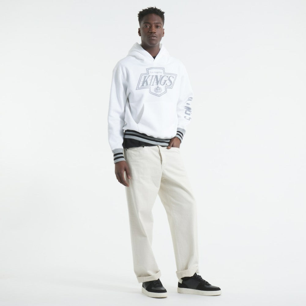 Los Angeles Kings Todd Snyder by Fanatics Relaxed Canadian Fleece Hoodie - White - NHL 202846102