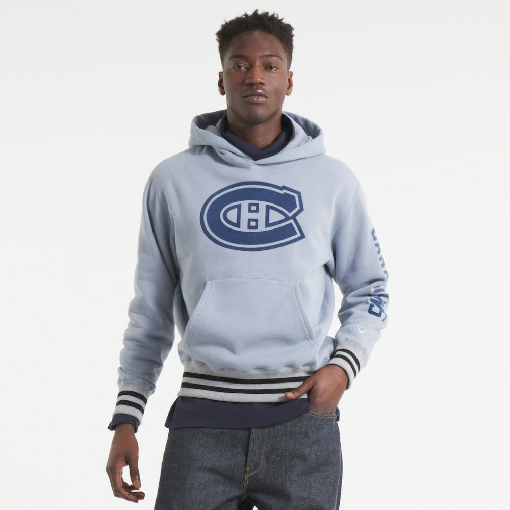 Montreal Canadiens Todd Snyder by Fanatics Relaxed Canadian Fleece Hoodie - Gray - NHL 202846104