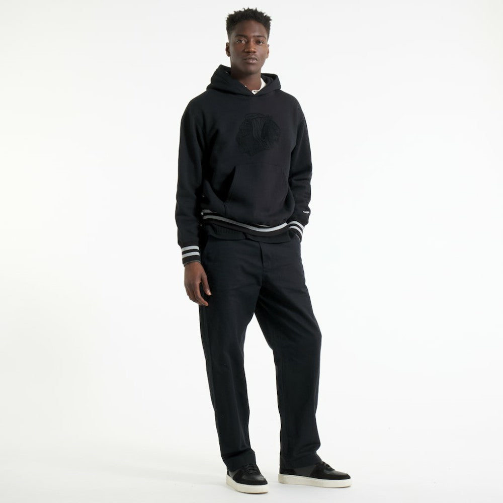 Chicago Blackhawks Todd Snyder by Fanatics Relaxed Canadian Fleece Hoodie - Black - NHL 202846107