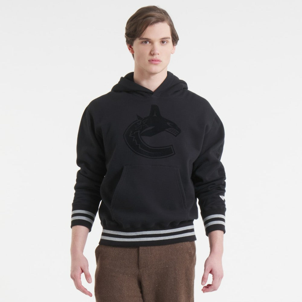 Vancouver Canucks Todd Snyder by Fanatics Relaxed Canadian Fleece Hoodie - Black - NHL 202846108