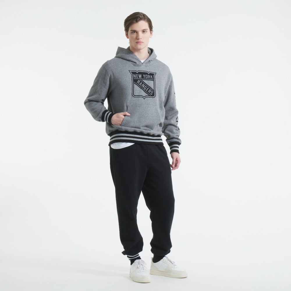 New York Rangers Todd Snyder by Fanatics Relaxed Canadian Fleece Hoodie - Dark Heather Gray - NHL 202846110