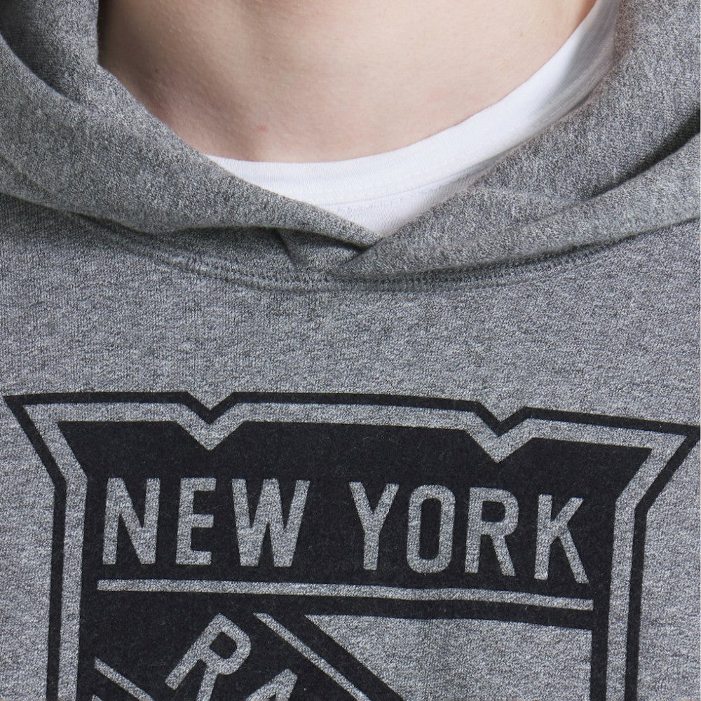 New York Rangers Todd Snyder by Fanatics Relaxed Canadian Fleece Hoodie - Dark Heather Gray - NHL 202846110