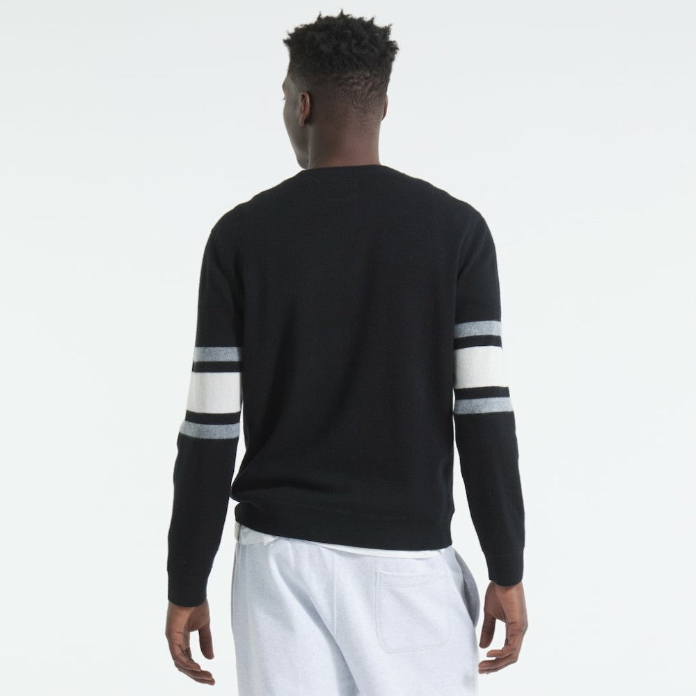 New York Rangers Todd Snyder by Fanatics Cashmere Crew Sweater - Black - NHL 202846112