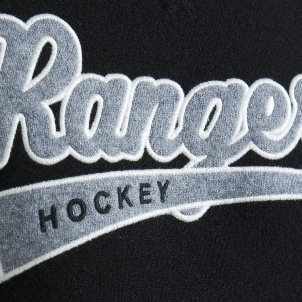 New York Rangers Todd Snyder by Fanatics Cashmere Crew Sweater - Black - NHL 202846112