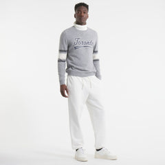 Toronto Maple Leafs Todd Snyder by Fanatics Cashmere Crew Sweater - Athletic Heather Gray - NHL 202846113