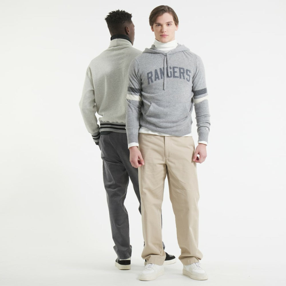 New York Rangers Todd Snyder by Fanatics Cashmere Hooded Sweater - Athletic Heather Gray - NHL 202846118