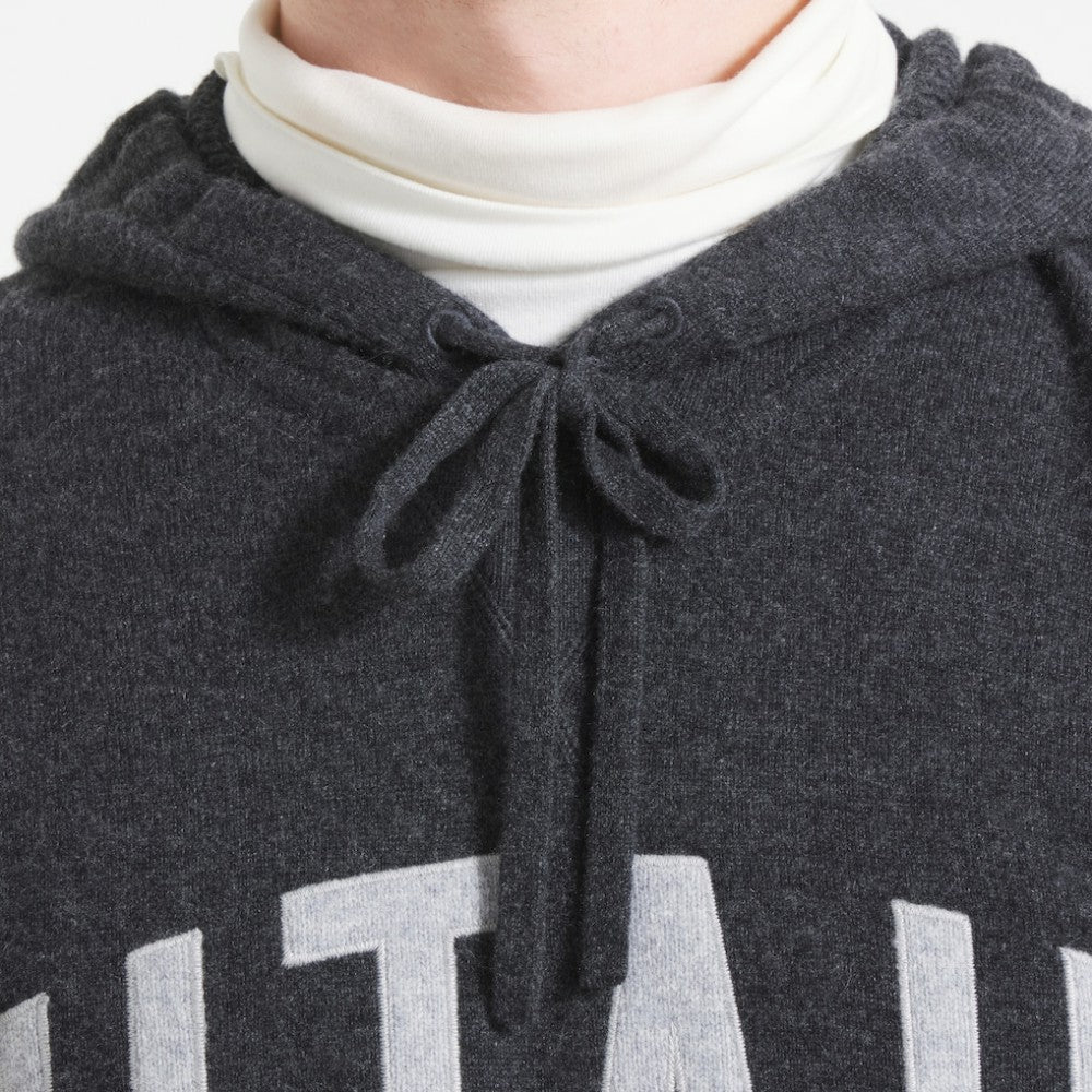 Utah Mammoth Todd Snyder by Fanatics Cashmere Hooded Sweater - Heather Black - NHL 202846119