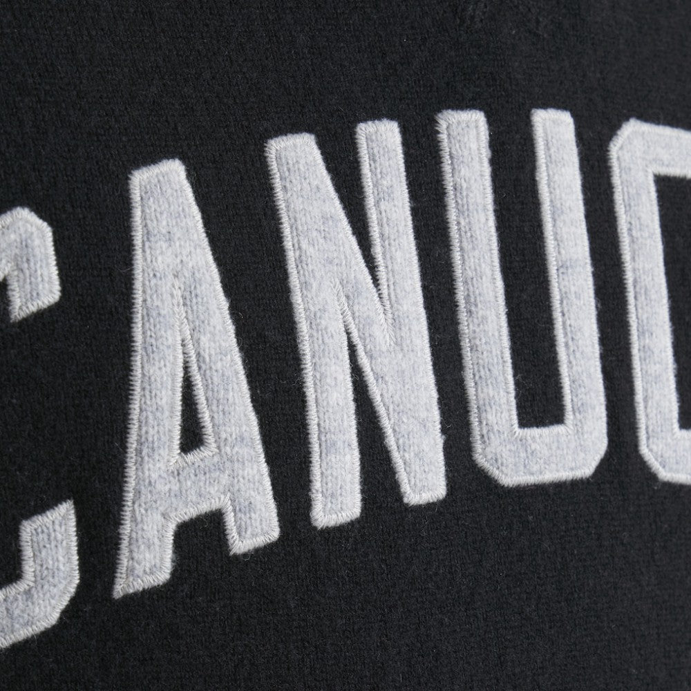 Vancouver Canucks Todd Snyder by Fanatics Cashmere Hooded Sweater - Black - NHL 202846120