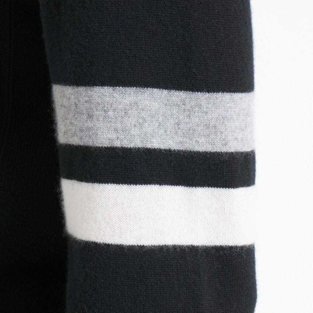 Vancouver Canucks Todd Snyder by Fanatics Cashmere Hooded Sweater - Black - NHL 202846120
