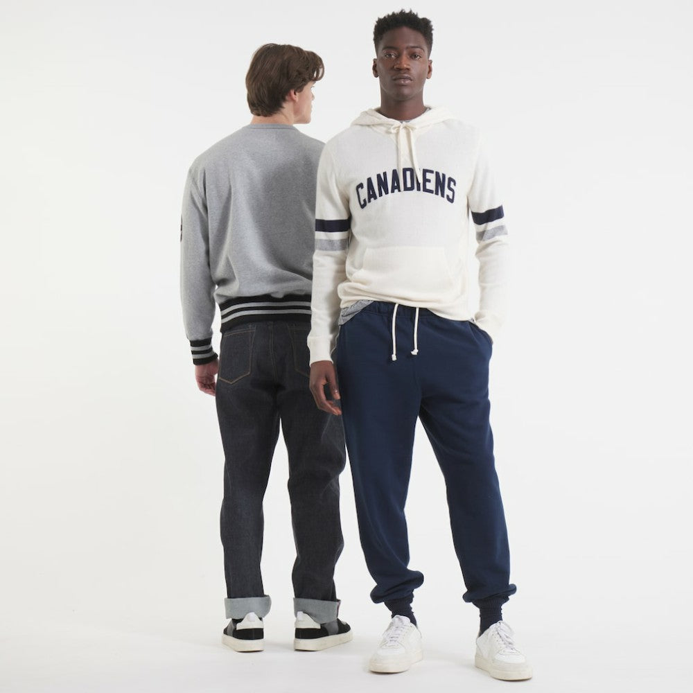 Montreal Canadiens Todd Snyder by Fanatics Cashmere Hooded Sweater - Oatmeal - NHL 202846122