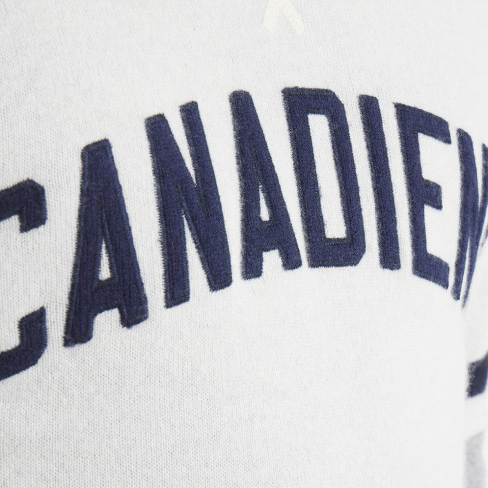 Montreal Canadiens Todd Snyder by Fanatics Cashmere Hooded Sweater - Oatmeal - NHL 202846122