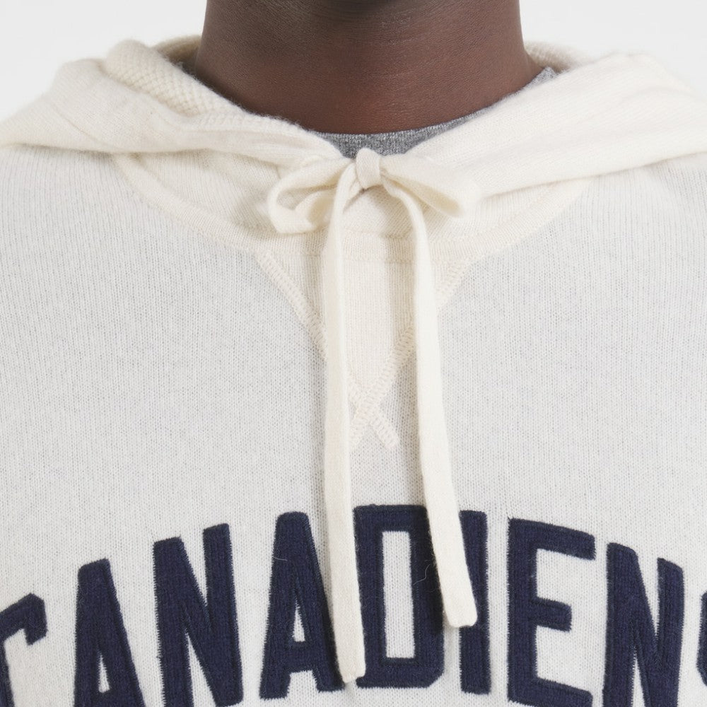 Montreal Canadiens Todd Snyder by Fanatics Cashmere Hooded Sweater - Oatmeal - NHL 202846122
