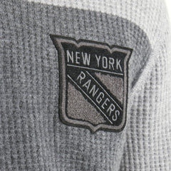 New York Rangers Todd Snyder by Fanatics Cashmere Rugby Sweater - Athletic Heather Gray - NHL 202846124