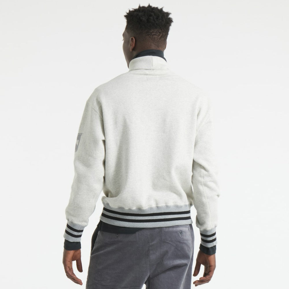 New York Rangers Todd Snyder by Fanatics Relaxed Canadian Fleece Turtleneck - Heather Gray - NHL 202846137