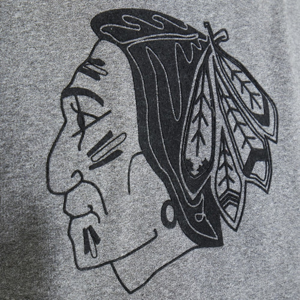 Chicago Blackhawks Todd Snyder by Fanatics Relaxed Canadian Fleece Turtleneck - Dark Heather Gray - NHL 202846140