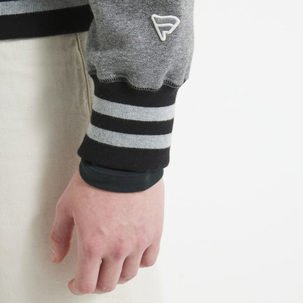 Chicago Blackhawks Todd Snyder by Fanatics Relaxed Canadian Fleece Turtleneck - Dark Heather Gray - NHL 202846140