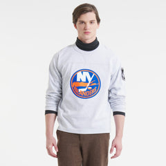 New York Islanders Todd Snyder by Fanatics Heavyweight Football Jersey - Heather Gray - NHL 202846151