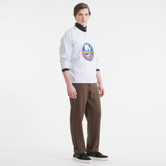 New York Islanders Todd Snyder by Fanatics Heavyweight Football Jersey - Heather Gray - NHL 202846151