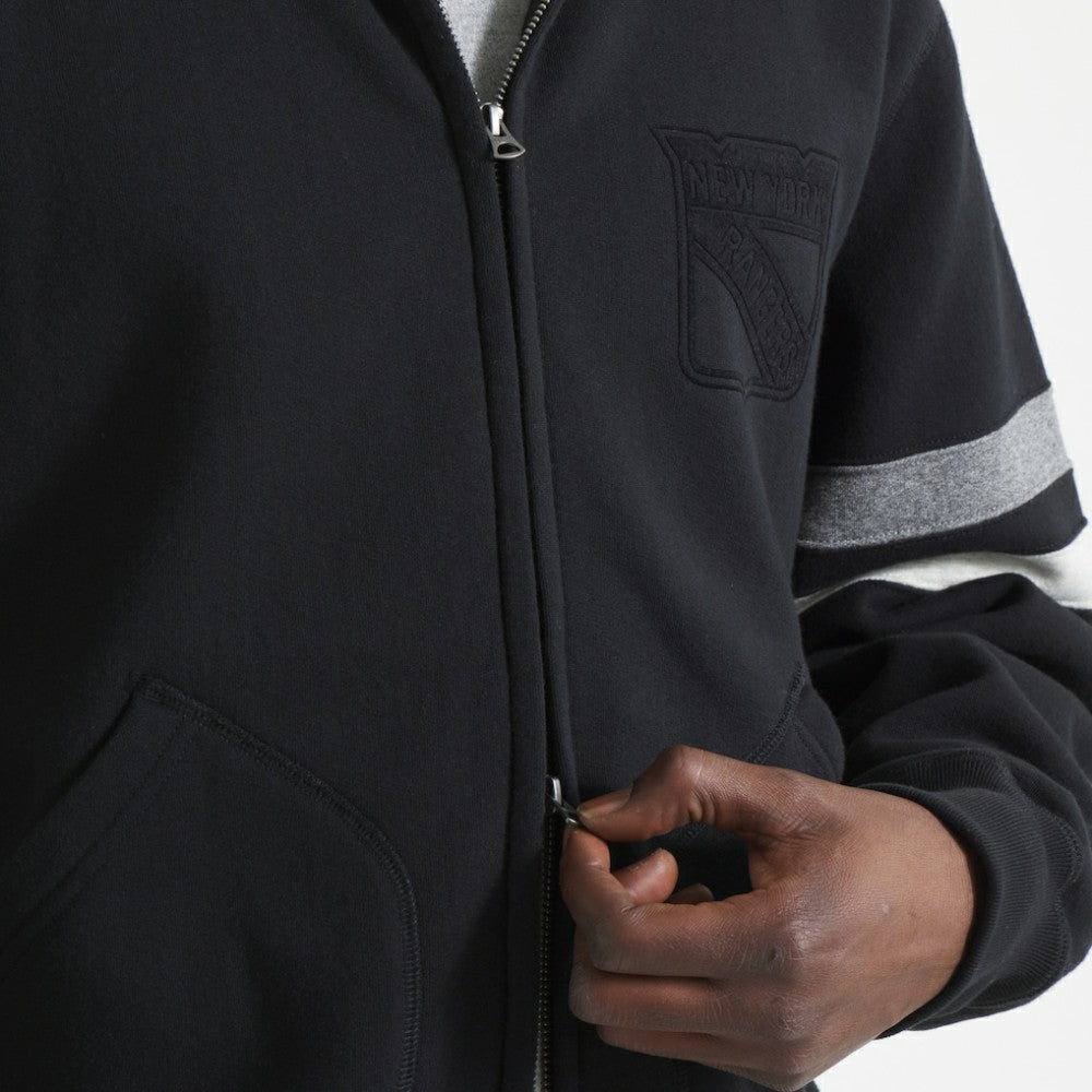 New York Rangers Todd Snyder by Fanatics Full-Zip Fleece - Black - NHL 202846160