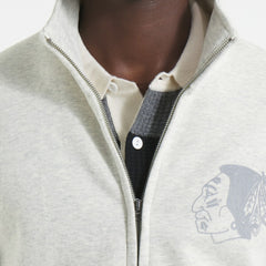 Chicago Blackhawks Todd Snyder by Fanatics Full-Zip Fleece - Heather Gray - NHL 202846162