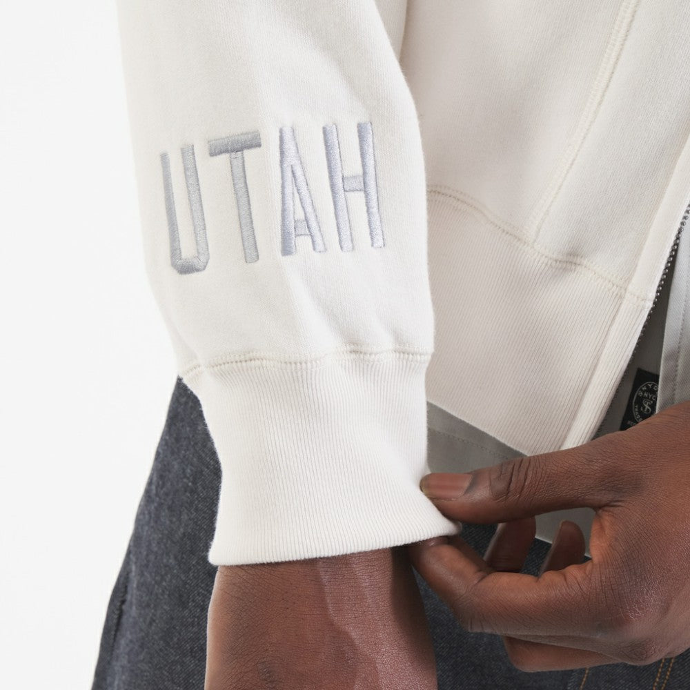 Utah Mammoth Todd Snyder by Fanatics Full-Zip Fleece - White - NHL 202846166